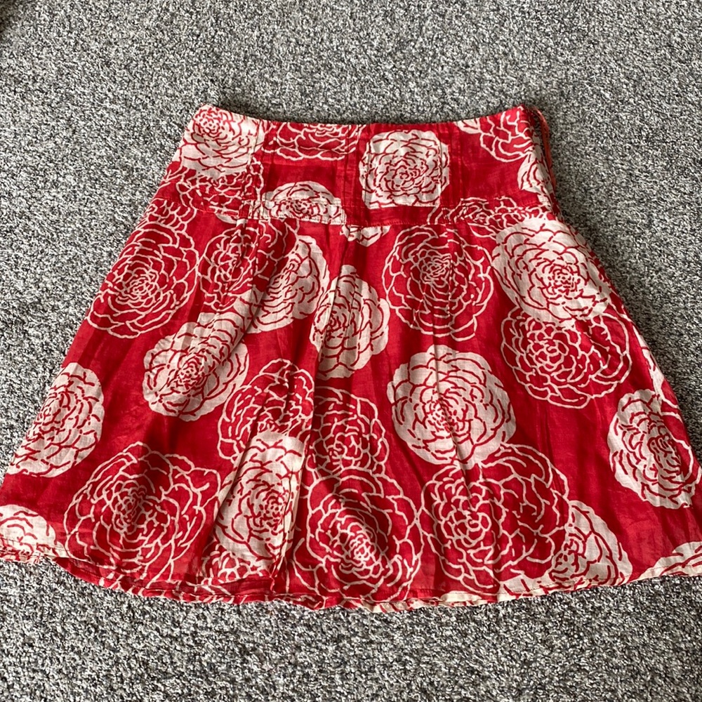 Fossil floral skirt with side zipper
